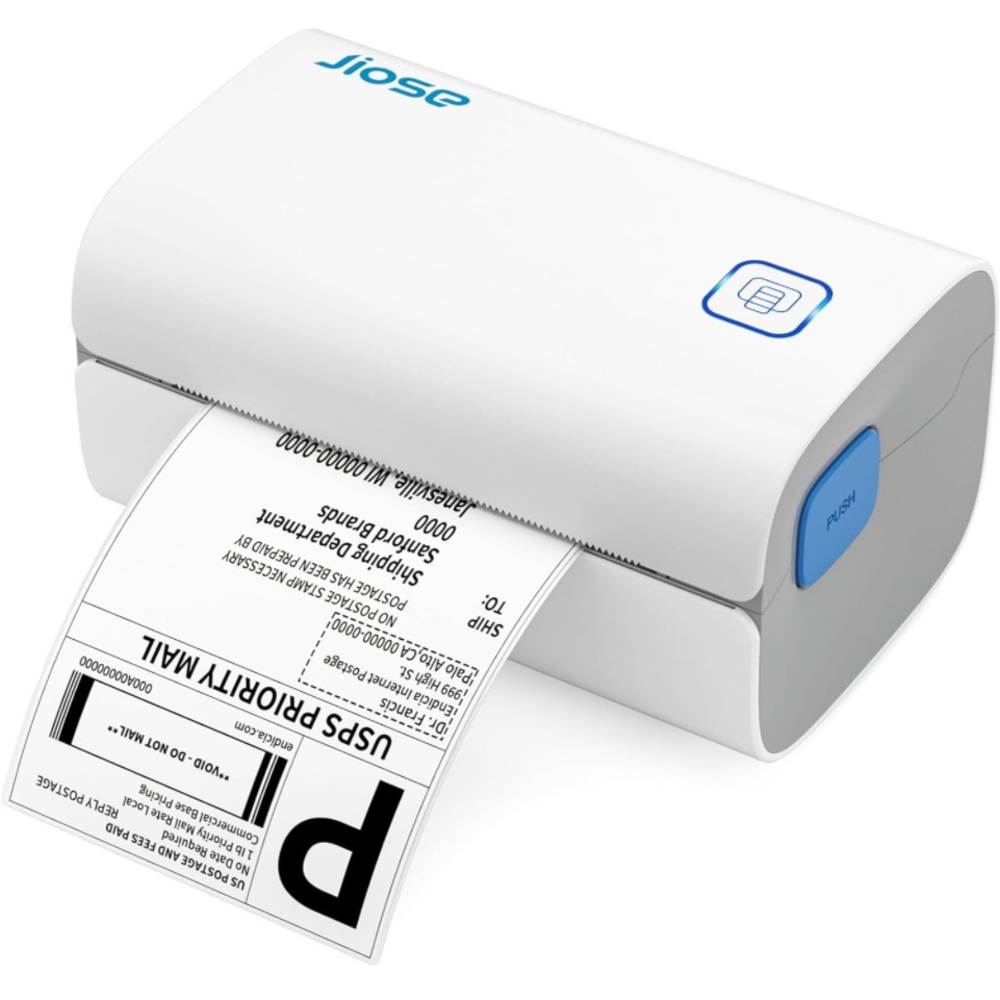EUC Jiose Thermal Ink 4x6 Shipping Package Label Printer Compatible Windows Mac
